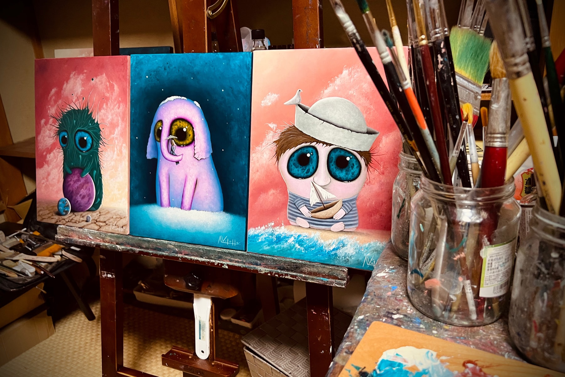 august vilella exhibition artworks villazan gallery paintings contemporary art