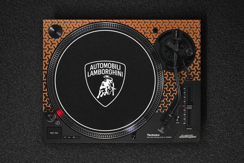 Lamborghini Joins Panasonic's Technics for Special-Edition Turntable