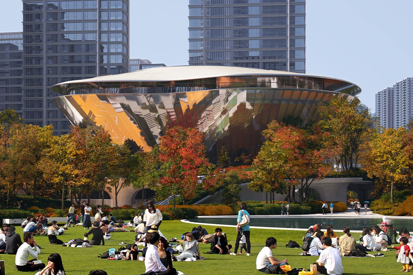 Спортивный центр Cloud 9 от MAD Architects переосмысливает городской пейзаж Шицзячжуана