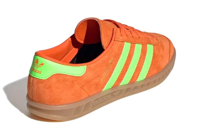 adidas Originals HAMBURG “Orange/Red” IH5460 IH5461 Release Info Three Stripes Womens