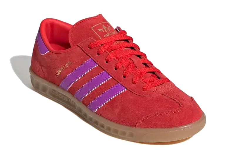 adidas Originals HAMBURG “Orange/Red” IH5460 IH5461 Release Info Three Stripes Womens