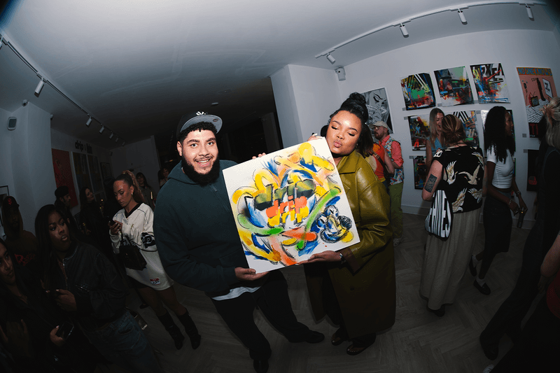 Big Zuu Olaolu Slawn Drip Curates Art Series Brighton collaboration gallery