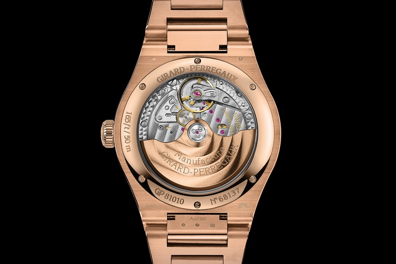 Girard-Perregaux Laureato 42mm Pink Gold Sage Green Ultramarine Blue Release Info