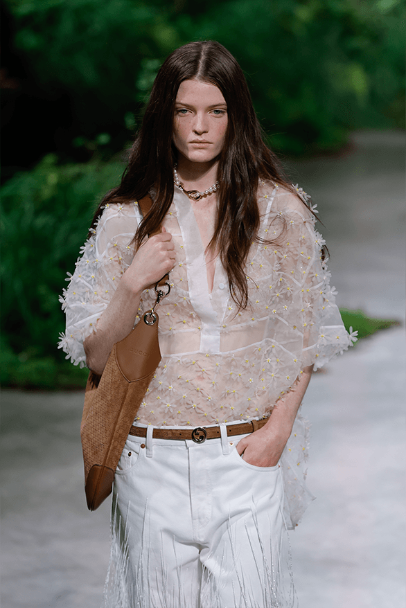 Gucci Cruise 2025 London Runway Show sabato de Sarno womenswear Tate modern