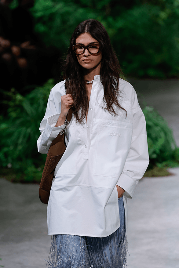 Gucci Cruise 2025 London Runway Show sabato de Sarno womenswear Tate modern