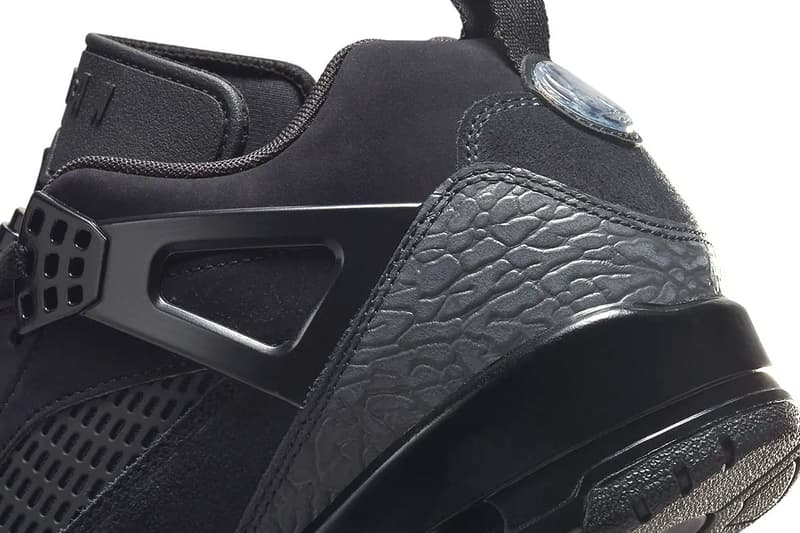 Jordan Spizike Low Expands With Sleek "Black Cat" Iteration FQ1759-001 Black/Black-Anthracite all black jordan brand nubuck base suede classic jumpman nike swoosh