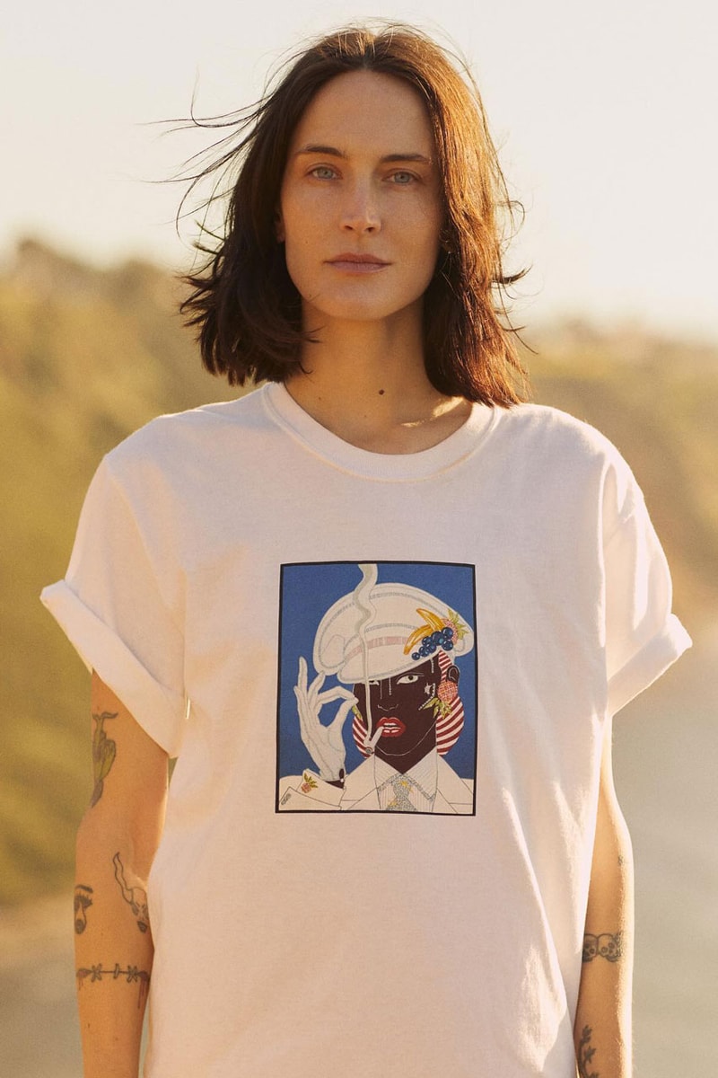 NOAH Pairs With Fashion Illustrator Antonio Lopez for Capsule collab collaboration collection swimwear graphic tee hoodie skate deck streetwear fashion clothing price website flagship mulberry location price available link malibu bathtub series photography art 