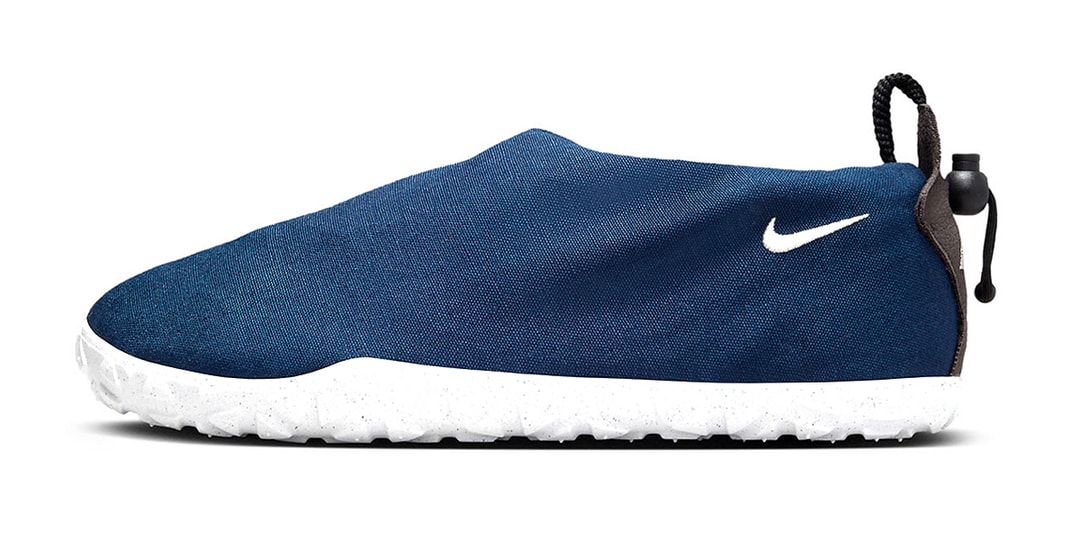 Nike создает мокасины ACG Air из парусины темно-синего цвета