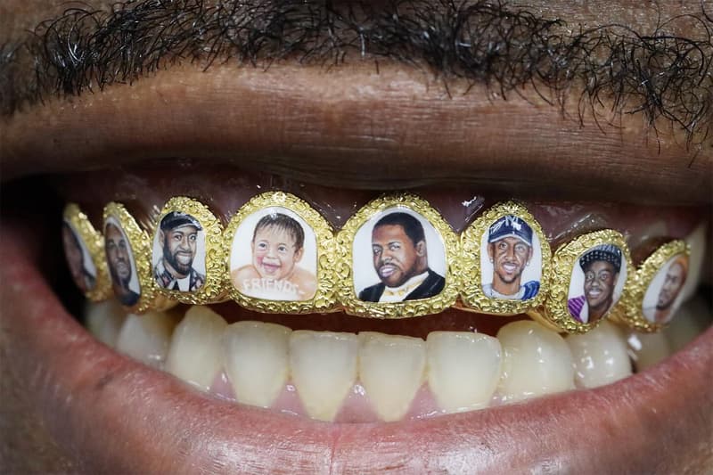 A$AP Ferg Pays Homage to His Lost Ones With New Gabby Elan Grill asap yams virgil abloh takeoff