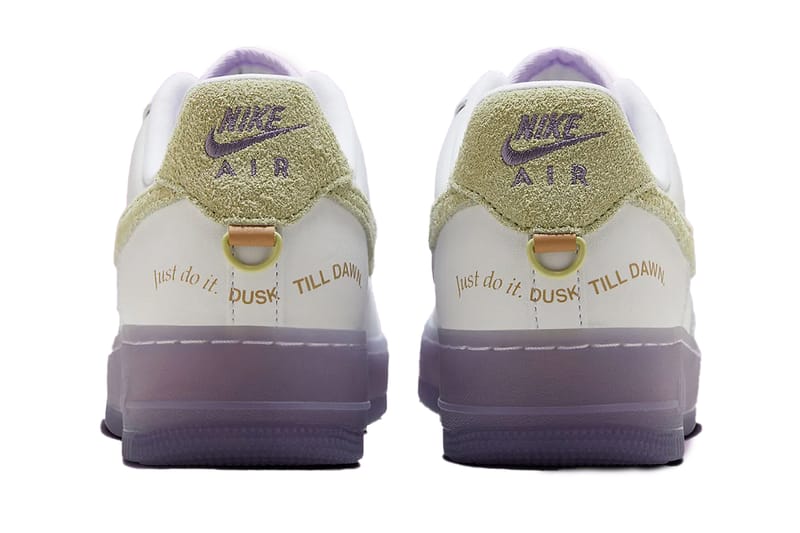 nike air force 1 just do it purple