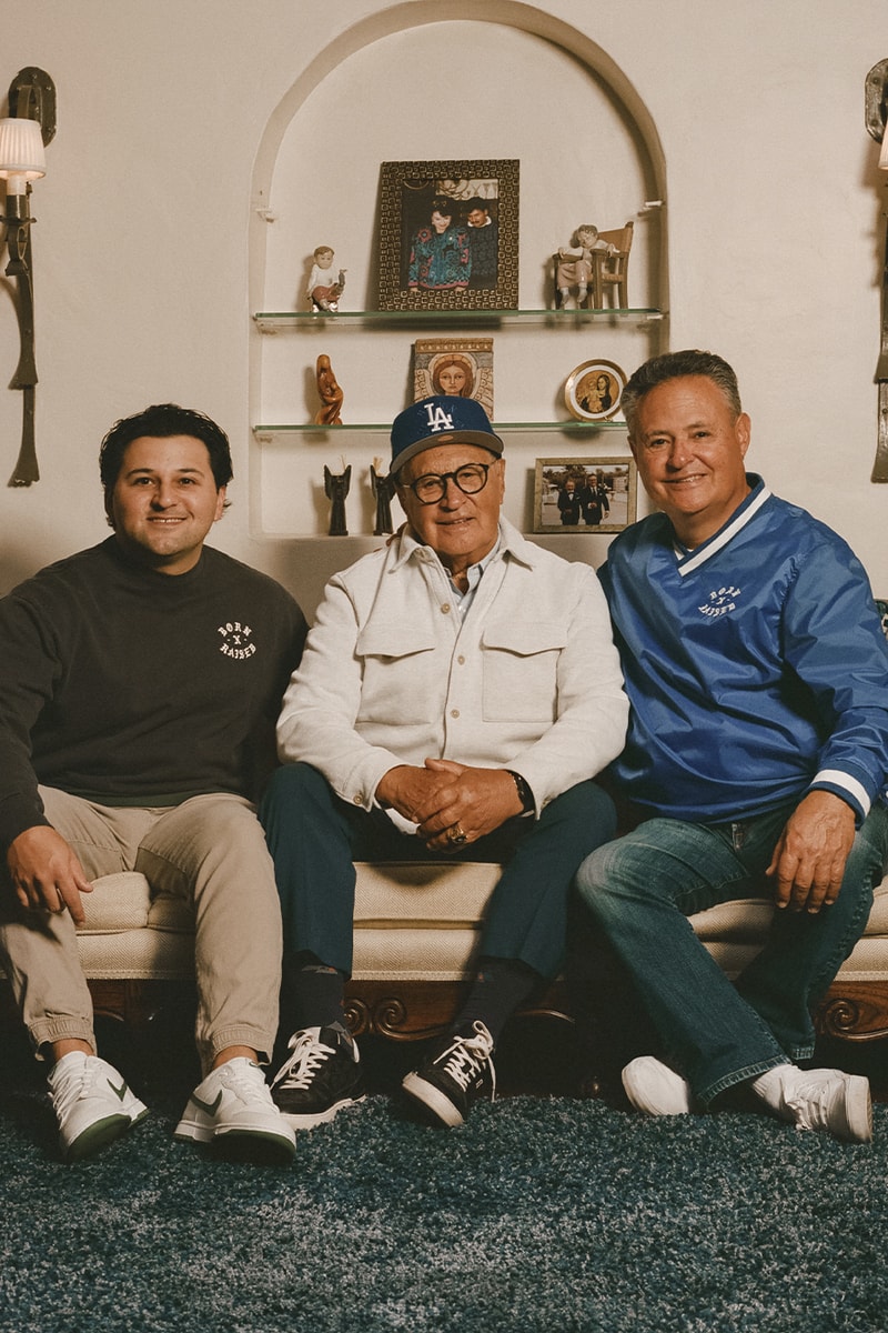Born X Raised and Los Angeles Dodgers' New Collaboration Celebrate the City's Baseball Heritage spanto la heritage baseball tradition new era hat dodgers broadcaster jaime jarrin eddie salinas bxr spanish language new era