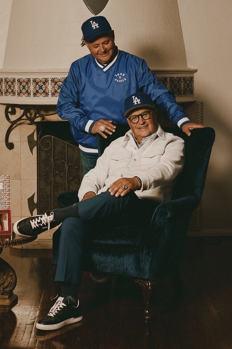 Born X Raised and Los Angeles Dodgers' New Collaboration Celebrate the City's Baseball Heritage spanto la heritage baseball tradition new era hat dodgers broadcaster jaime jarrin eddie salinas bxr spanish language new era