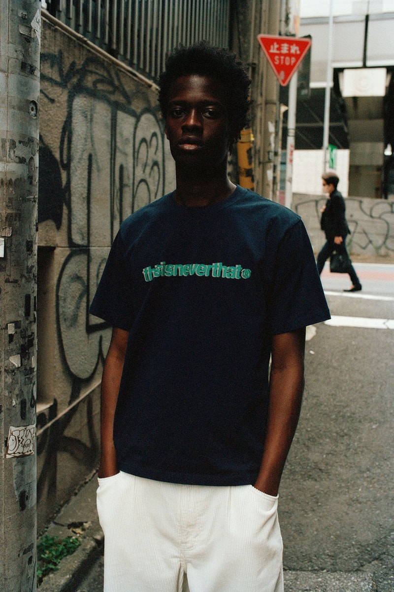 thisisneverthat Serves Up Seoul-Inspired Graphics for Summer 2024 graphic artwork south korea fashion clothing apparel price release drop link tee t shirt knitwear knit garment cut and sew hoodie jacket pants logo 