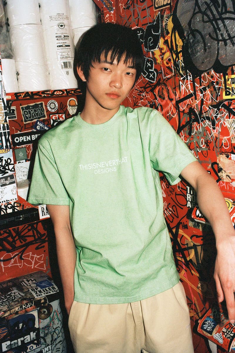 thisisneverthat Serves Up Seoul-Inspired Graphics for Summer 2024 graphic artwork south korea fashion clothing apparel price release drop link tee t shirt knitwear knit garment cut and sew hoodie jacket pants logo 