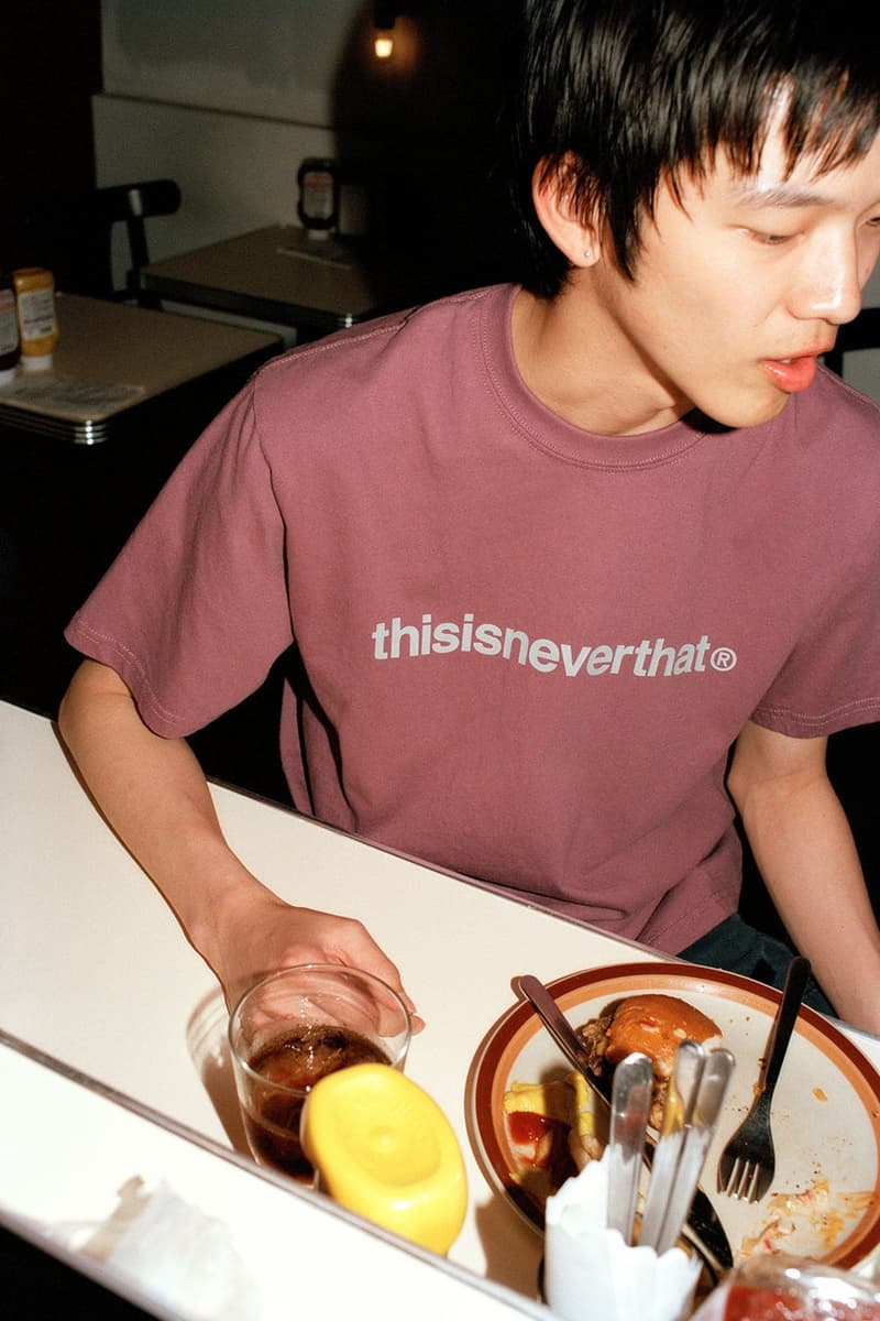 thisisneverthat Serves Up Seoul-Inspired Graphics for Summer 2024 graphic artwork south korea fashion clothing apparel price release drop link tee t shirt knitwear knit garment cut and sew hoodie jacket pants logo 