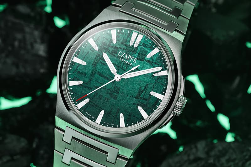 Czapek Antarctique Green Meteor Release Info Gibeon meteorite dial limited edition SXH5 automatic caliber