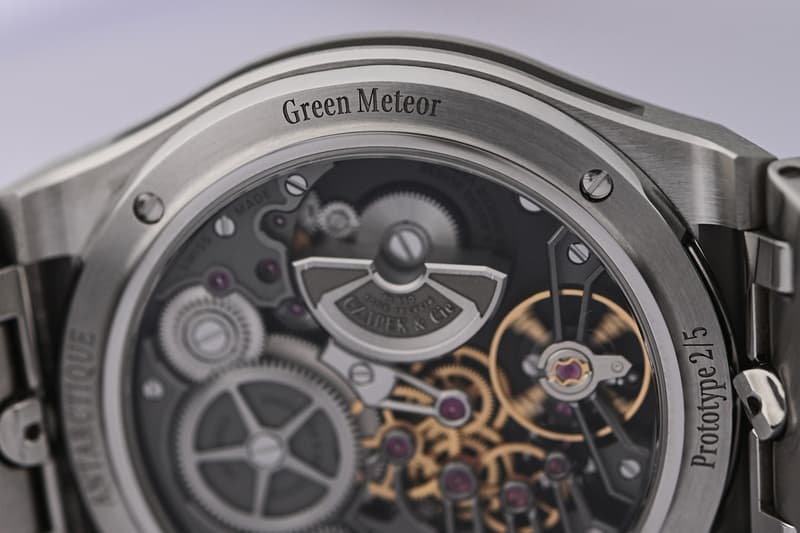 Czapek Antarctique Green Meteor Release Info Gibeon meteorite dial limited edition SXH5 automatic caliber