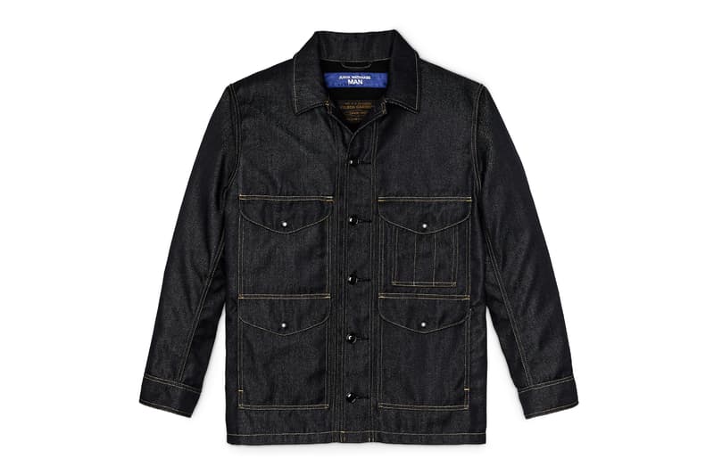 Filson Releases Exclusive Junya Watanabe Denim Cruiser designed american legacy brand timeless denim jacket