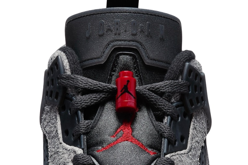 Official Look at the Jordan Spizike Low "Anthracite" Gym Red-Black FQ1759-002 hybrid shoe black suede grey jumpman jordan brand nike swoosh