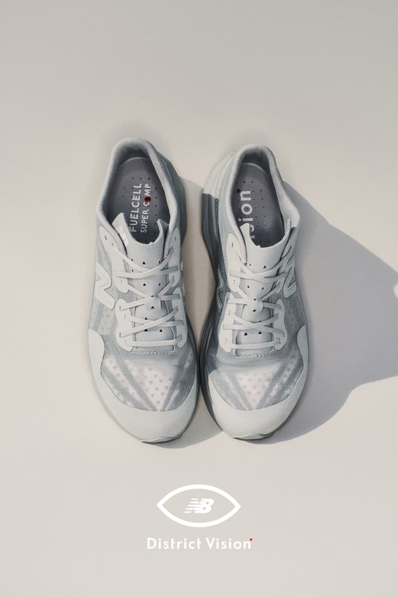 district vision new balance fuelcell elite v4 road runner marathon race shoe performance apparel collection sydney mclaughlin model 