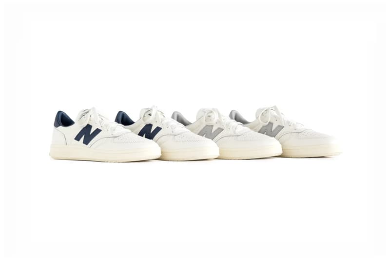 aime leon dore new balance t500 summer 2024 collection release date info photos price store list buying guide tennis white navy grey