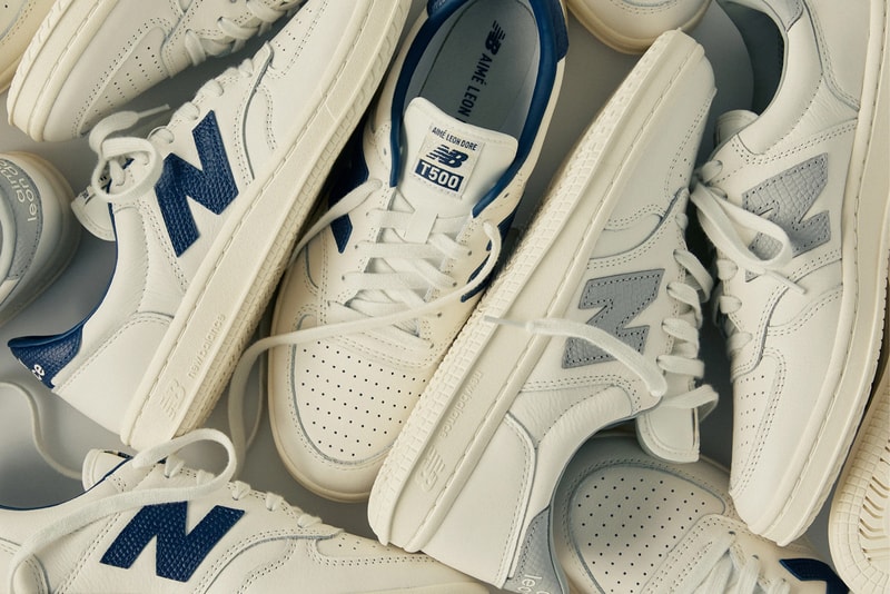 aime leon dore new balance t500 summer 2024 collection release date info photos price store list buying guide tennis white navy grey