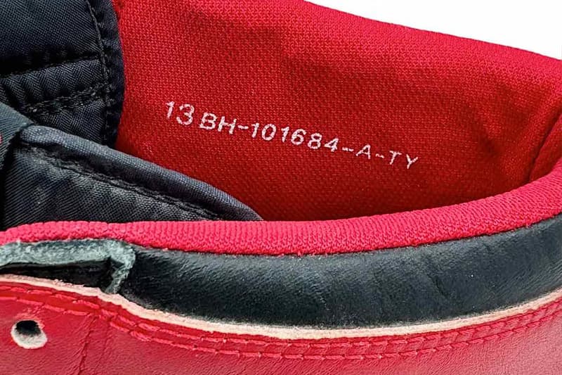 air michael jordan brand 1 bred 1984 sample auction grey flannel price details photos