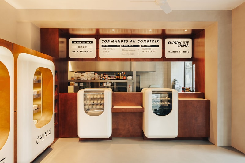 SuperChina Paris Self-service Restaurant Designed by Rudy Guénaire Interior Design Info