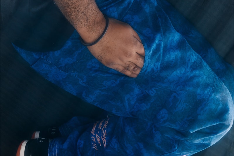 Albino & Preto Links up With Singaporean Artist Jahan for an Intergalactic Capsule Release info collaboration camo jiu jitsu gi martial arts