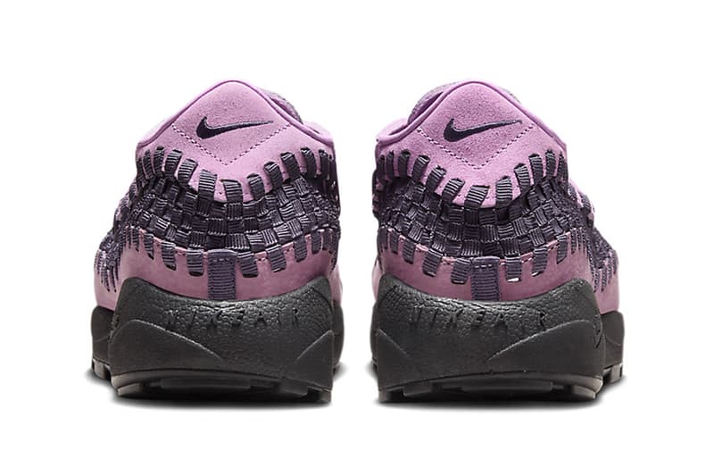 Nike Air Footscape Woven Goes "Beyond Pink" fall 2024 season shape of the foot waffle tread suede upper fits the foot comfortable HM0961-600