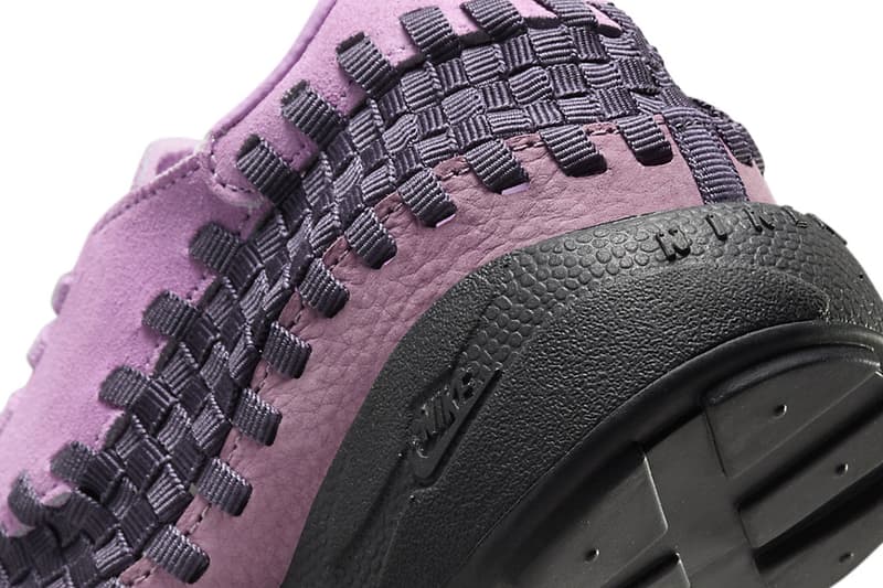 Nike Air Footscape Woven Goes "Beyond Pink" fall 2024 season shape of the foot waffle tread suede upper fits the foot comfortable HM0961-600