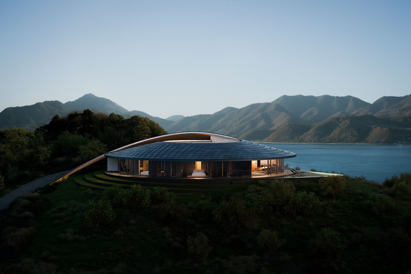 big bjarke ingels not a hotel setouchi japanese island japan sea villas purchase preview images look natural materials features architecture