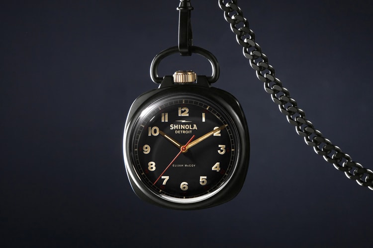 Shinola Adds the Elijah McCoy Pocket Watch to Its Great Americans Series