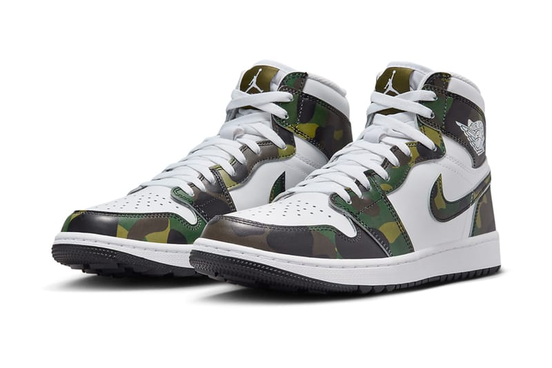 Первый взгляд на Air Jordan 1 High G «Camo»