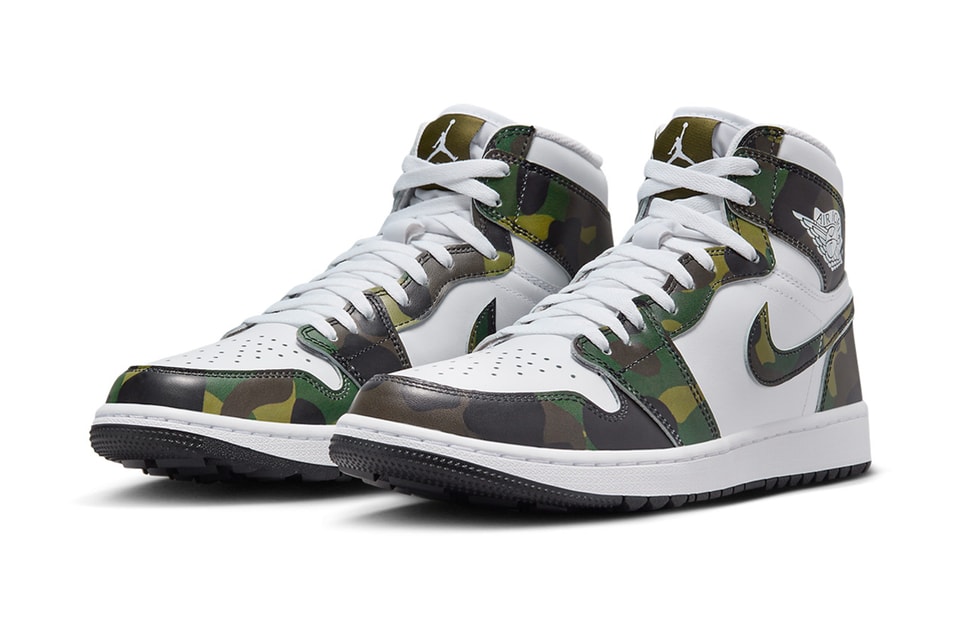 Air Jordan 1 High G Camo First Look DQ0660 300 | Hypebeast