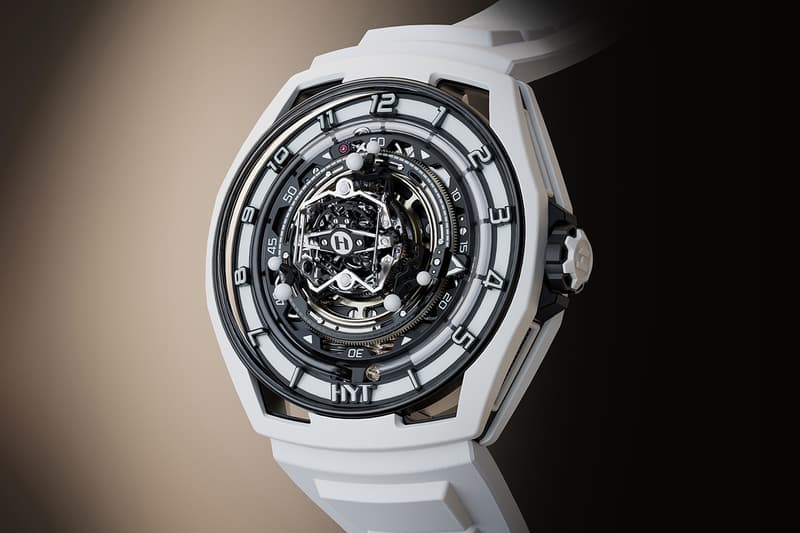HYT Conical Tourbillon Panda H03236-A Release Limited Edition Info 701 TC caliber white agate crystals titanium white ceramic coating 