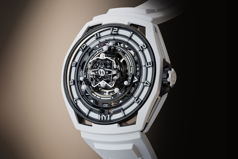 HYT Conical Tourbillon Panda H03236-A Release Limited Edition Info 701 TC caliber white agate crystals titanium white ceramic coating 
