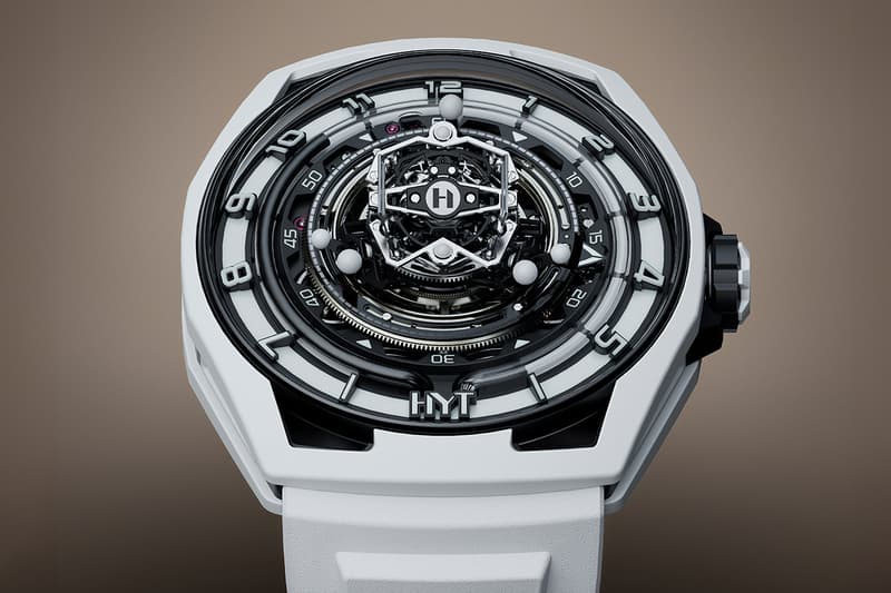 HYT Conical Tourbillon Panda H03236-A Release Limited Edition Info 701 TC caliber white agate crystals titanium white ceramic coating 