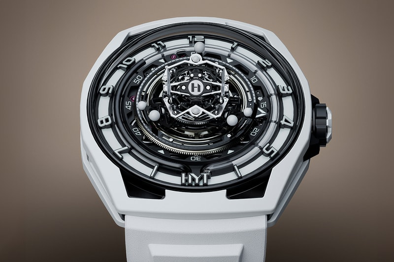 HYT Conical Tourbillon Panda H03236-A Release Limited Edition Info 701 TC caliber white agate crystals titanium white ceramic coating 