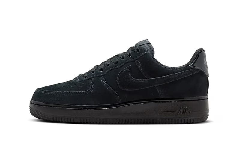 black af1 suede