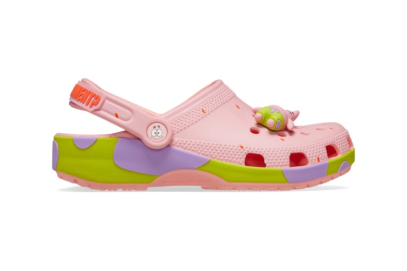 'SpongeBob Squarepants'-Themed Crocs Have Arrived patrick star aye aye acaptain under the seas clogs bikini bottom nickelodeon cozzzy sandal 209826-2Y2 OFF COURT CLOG 209825-001 209479-737 patrick 209824-7HD jibbitz