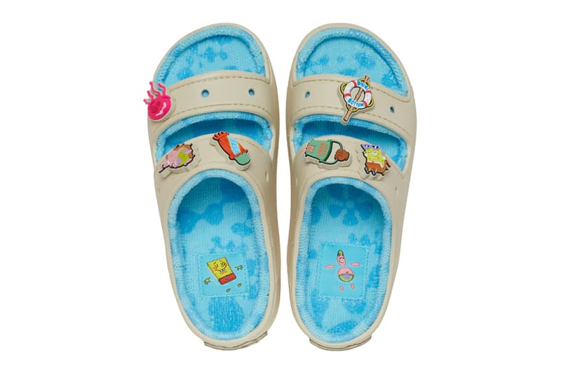 'SpongeBob Squarepants'-Themed Crocs Have Arrived patrick star aye aye acaptain under the seas clogs bikini bottom nickelodeon cozzzy sandal 209826-2Y2 OFF COURT CLOG 209825-001 209479-737 patrick 209824-7HD jibbitz