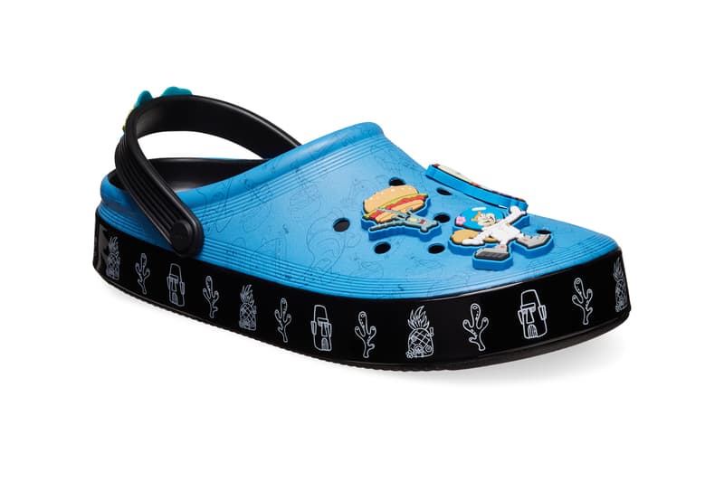 'SpongeBob Squarepants'-Themed Crocs Have Arrived patrick star aye aye acaptain under the seas clogs bikini bottom nickelodeon cozzzy sandal 209826-2Y2 OFF COURT CLOG 209825-001 209479-737 patrick 209824-7HD jibbitz