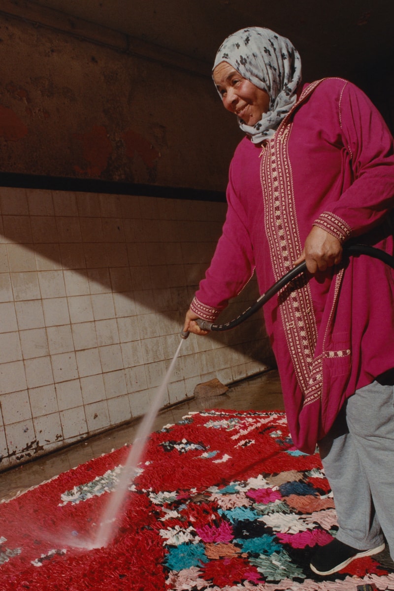 Stüssy Reunites With Artisan Project for Boucherouite Rugs Made Out of Upcycled T-Shirts