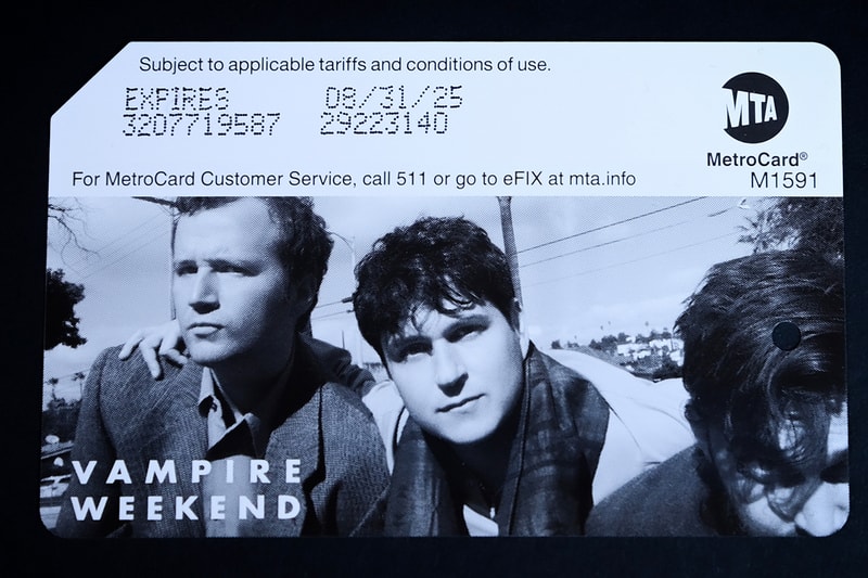 MTA Unveils Vampire Weekend MetroCards only god was above us