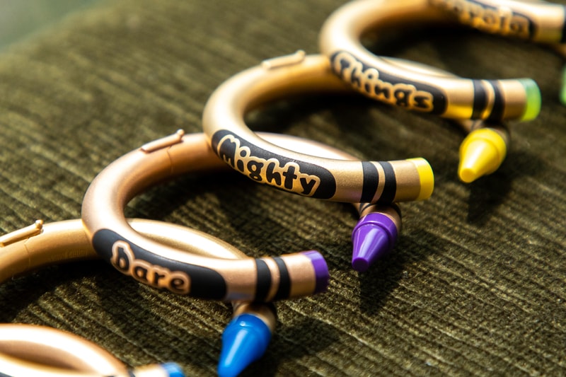 Nadine Ghosn Announces New "Color-Full" Crayola Jewelry Collaboration lil yachty bracelets crayola pencil crayon nostalgic stationery 
