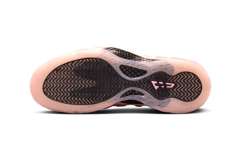 Official Look at the Nike Air More Foamposite One "DMV" cherry blossom HJ4187-001 Black/Platinum Violet-White-Pink Rise summer 2024 release info basketball retro shoes 