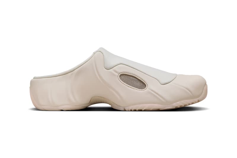 nike sportswear clogposite foamposite clog mule sandal backless light orewood brown official release date info photos price store list buying guide fq8257 100