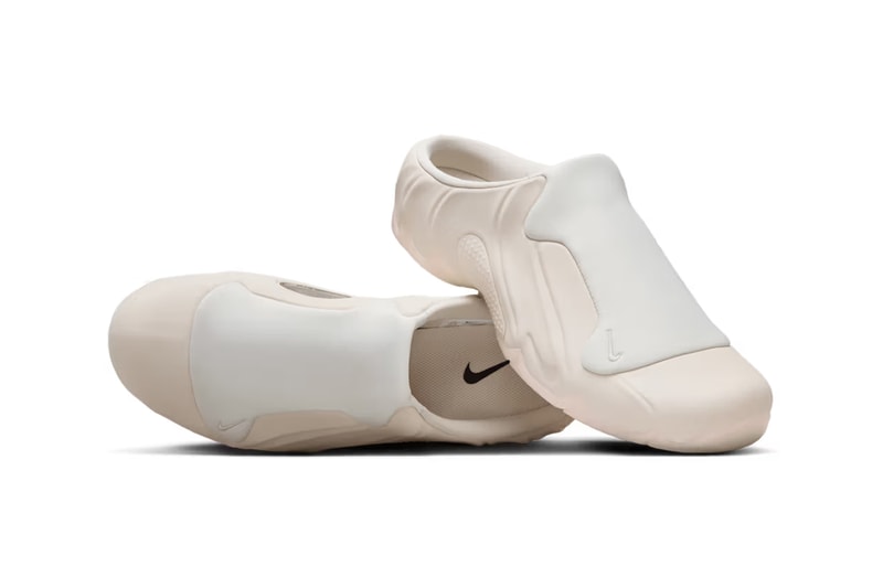 nike sportswear clogposite foamposite clog mule sandal backless light orewood brown official release date info photos price store list buying guide fq8257 100