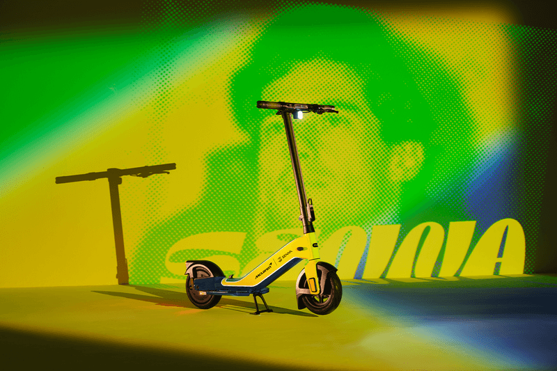 Pure Electric McLaren Senna Foundation eScooter racing formula 1 Adam Norris lando Norris